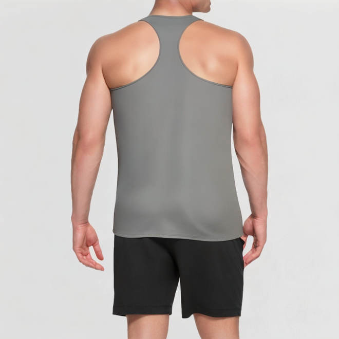 Seamless black men's vest