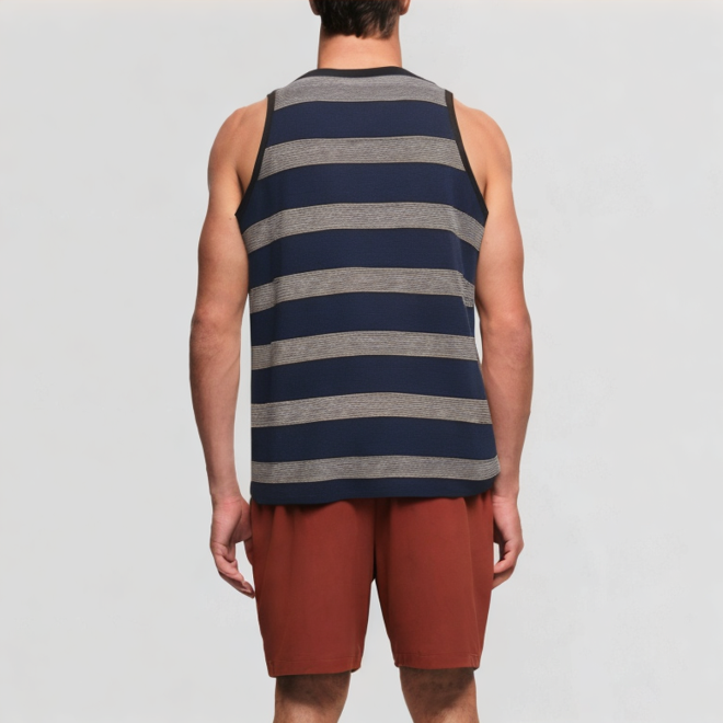 Stretch slim men's sports vest