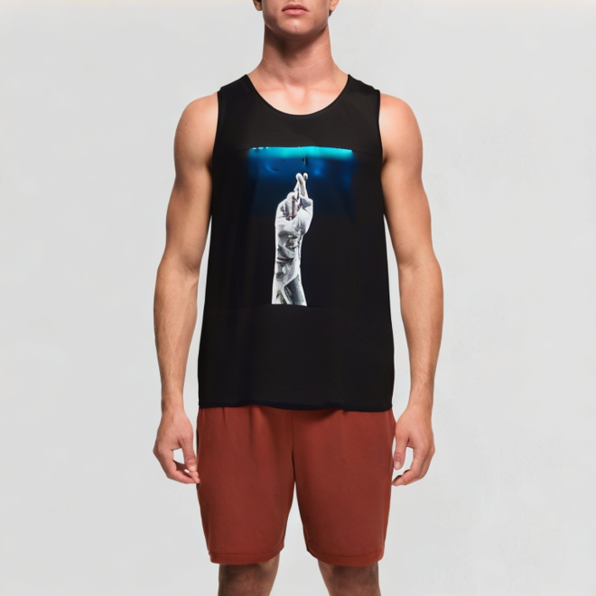 Casual vest high elastic sleeveless