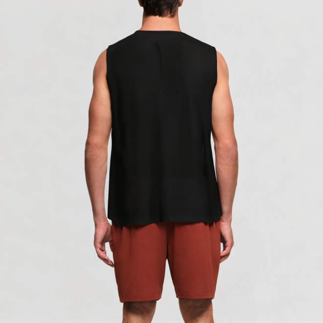 Casual vest high elastic sleeveless