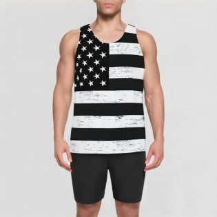National flag casual sleeveless vest