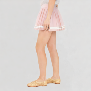 Breathable tennis skirt retractable skirt