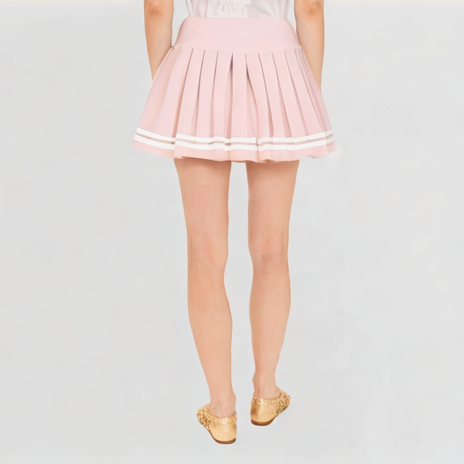 Breathable tennis skirt retractable skirt