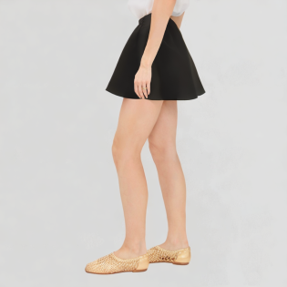 Summer fashion casual pleated dress