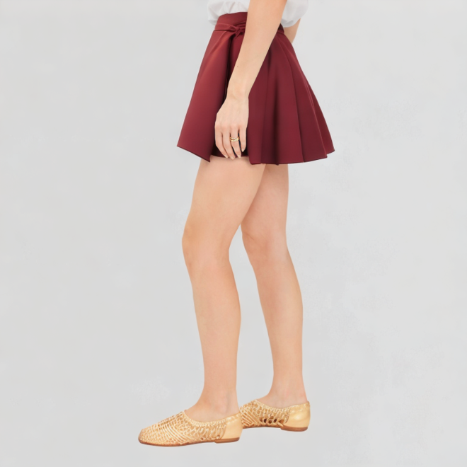 Summer double-layer safety sports skirt