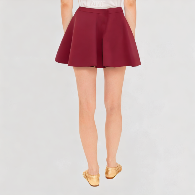 Summer double-layer safety sports skirt