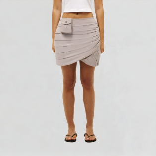 lightweight women's leather skirt comfortable
