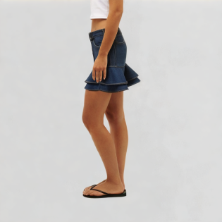 Fashion mermaid skirt denim skirt