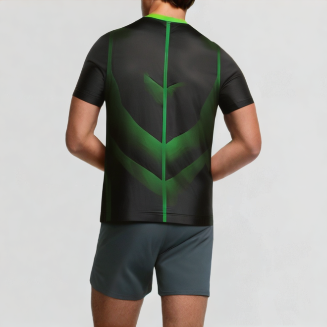 Fitness round neck sublimation T-shirt for men