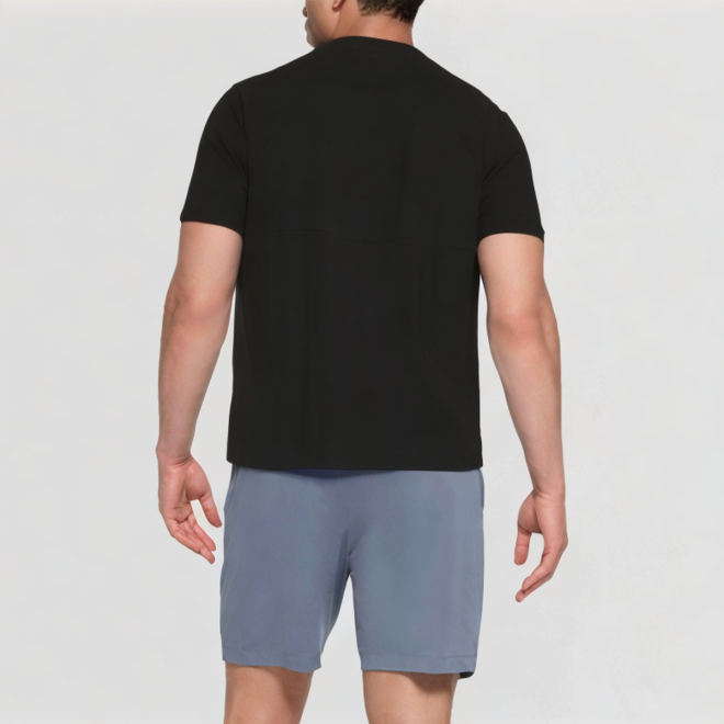 Solid Color T-shirt with Braided Belt Design