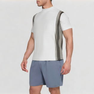 Splicing personalized design oversized T-shirt