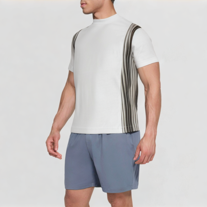 Splicing personalized design oversized T-shirt