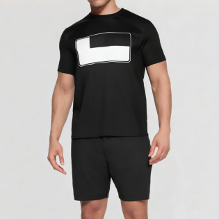 Casual loose printed T-shirt