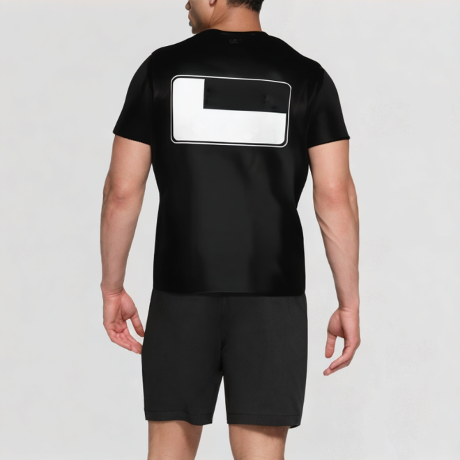 Casual loose printed T-shirt