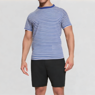 Horizontal striped T-shirt