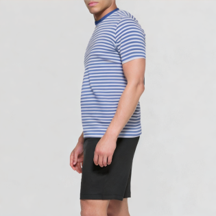 Horizontal striped T-shirt