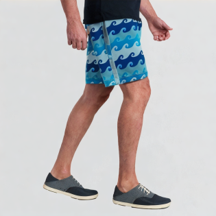 Full-color printed three-dimensional pattern shorts