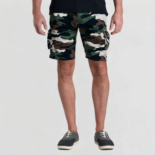 High-quality printed breathable camouflage shorts