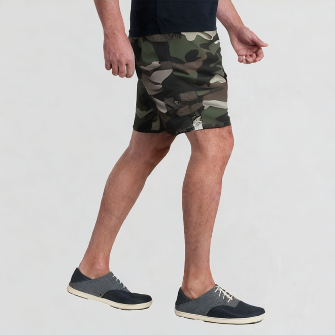 High-quality printed breathable camouflage shorts
