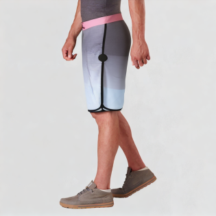 Mesh solid canvas sports shorts