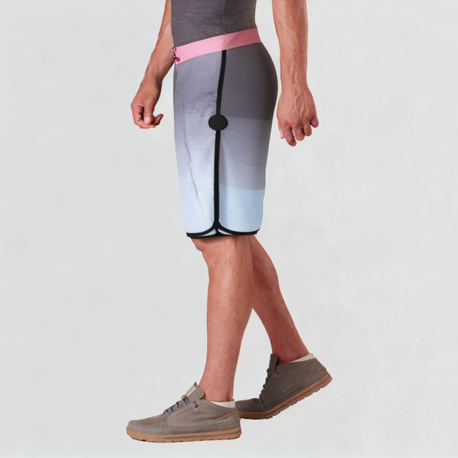 Mesh solid canvas sports shorts