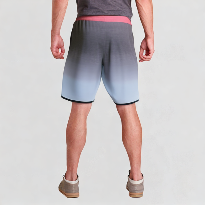 Mesh solid canvas sports shorts