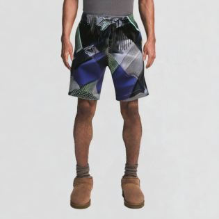 Men's casual printed shorts