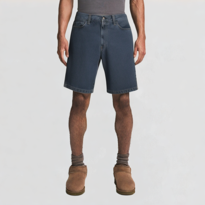 Men's zipper loose fit shorts