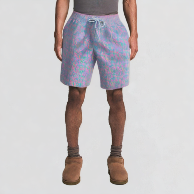 Men's street print shorts