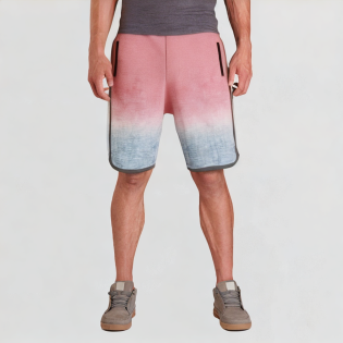 Mesh breathable printed men's shorts