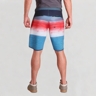 Printed soft fitness shorts