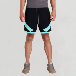 Men's screen-printed shorts