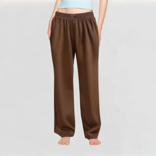 Casual Wide-Leg Knitted Pants