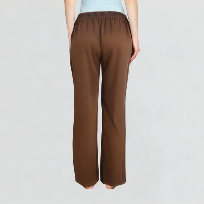 Casual Wide-Leg Knitted Pants