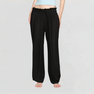 Drape Chiffon Casual Pants
