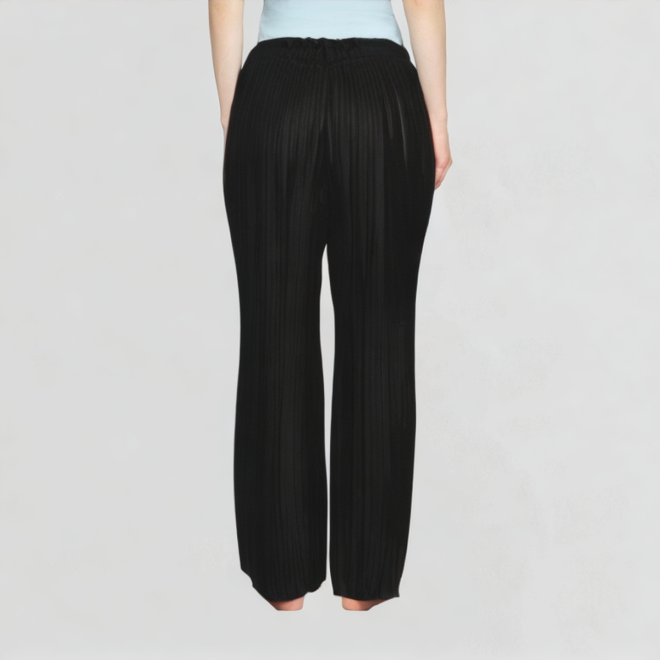 Drape Chiffon Casual Pants