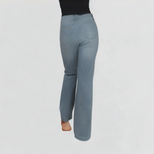 Light Blue High Waist Loose Jeans
