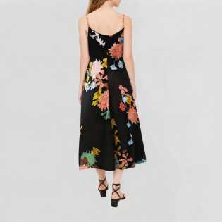 Strappy summer beach swing dress