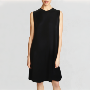 Elegant women's long vest dress