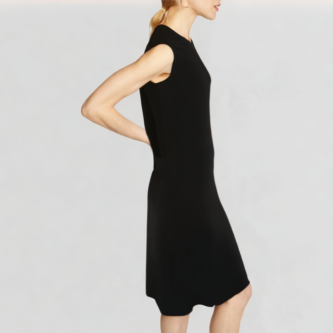 Elegant women's long vest dress