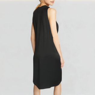 Elegant women's long vest dress