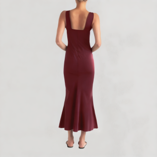 Suspender strap sleeveless summer dress