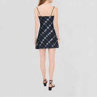 Backless flared casual dress