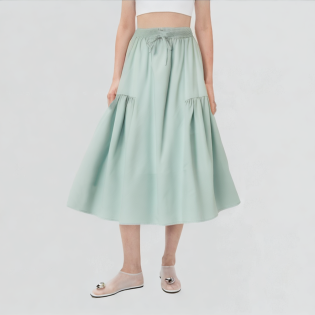 Mint Green High Waist Skirt
