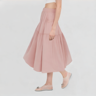 Sweet Pink Pleated Skirt