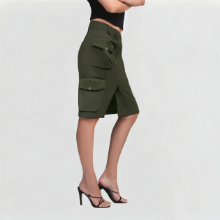 Advanced Slit Straight Skirt