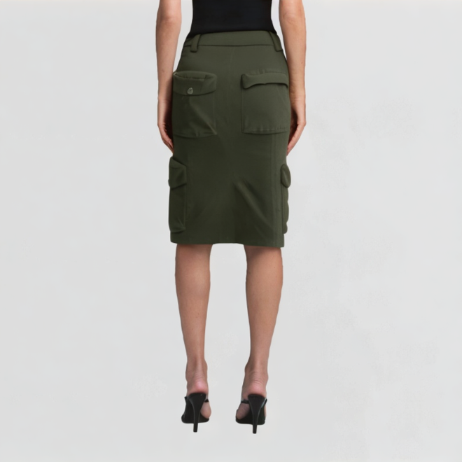 Advanced Slit Straight Skirt