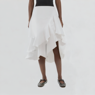 Irregular Ruffle Skirt