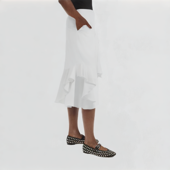 Irregular Ruffle Skirt