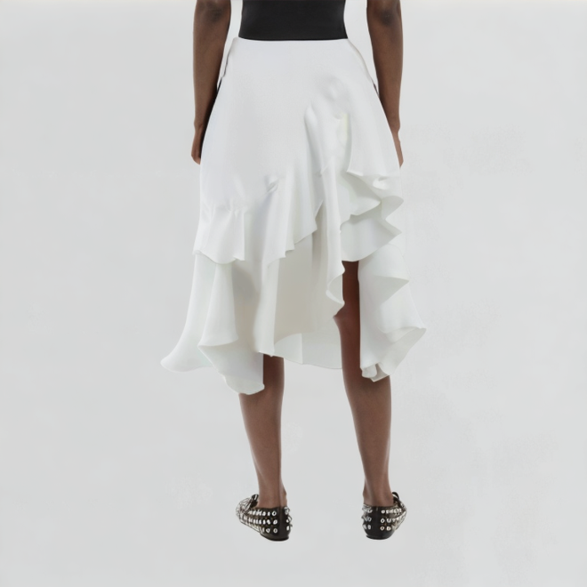 Irregular Ruffle Skirt